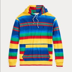 Striped Spa Terry Hoodie